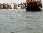 Sailing into Sydney harbour
