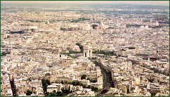 Paris from the top of the Eiffel Tower