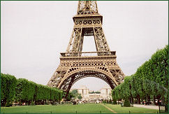 Approaching the Eiffel Tower