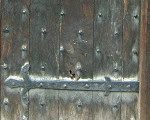The great studded door of the Shrieve's House